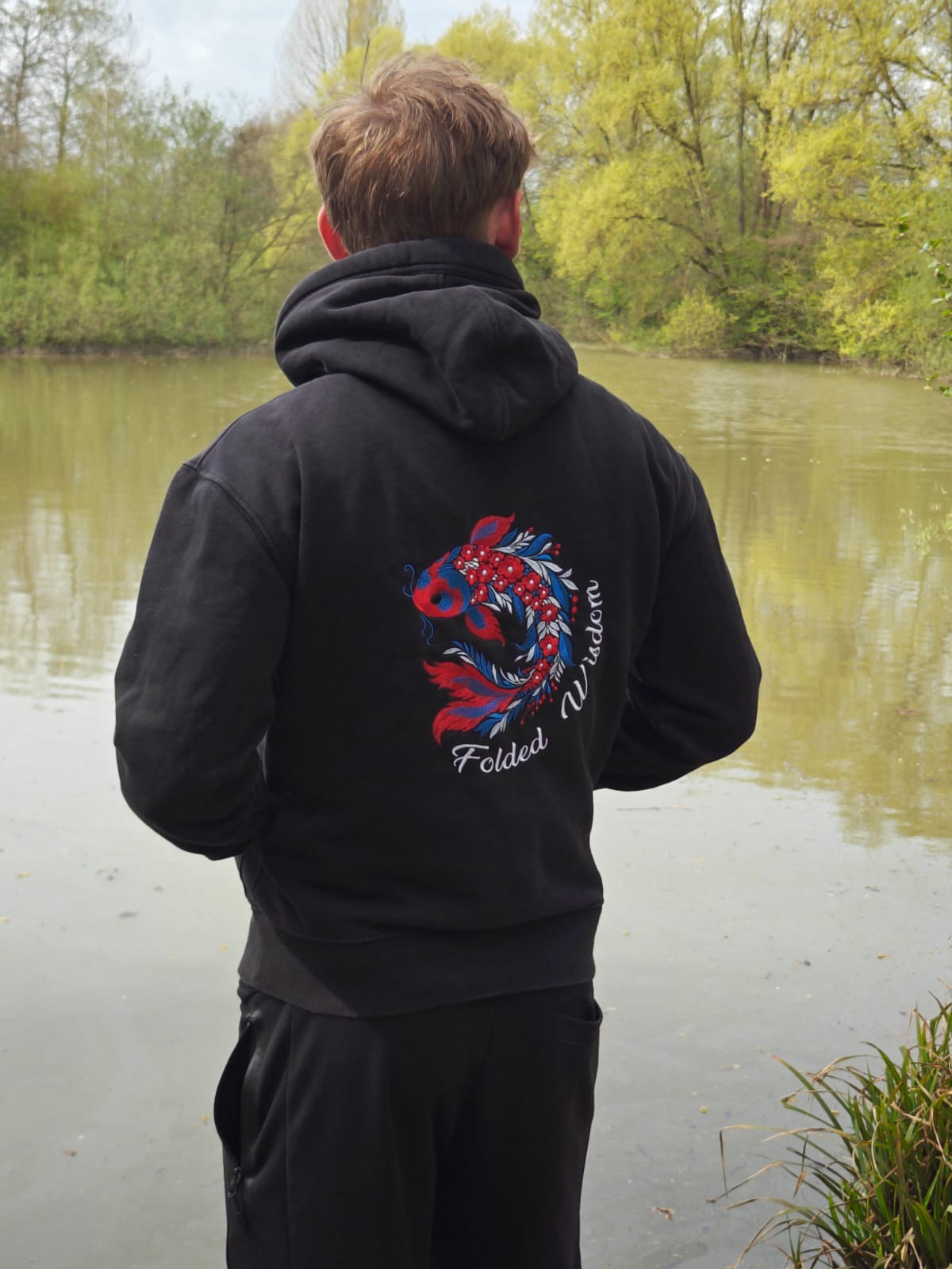 Folded Wisdom Koi Hoodie