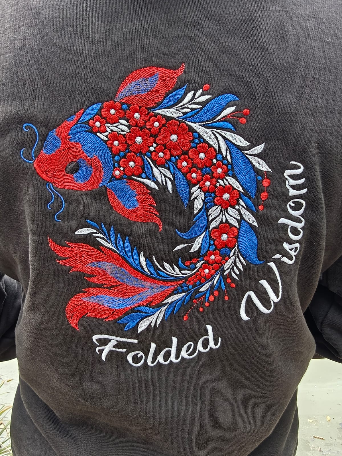 Folded Wisdom Koi Hoodie