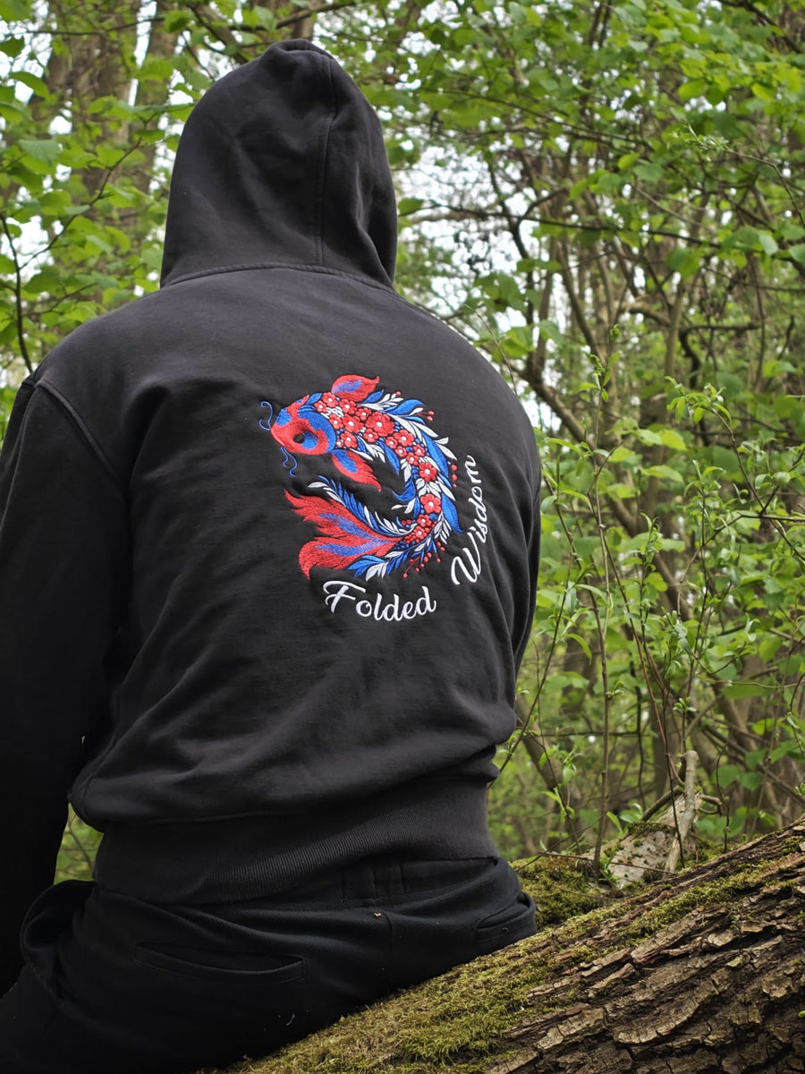 Folded Wisdom Koi Hoodie